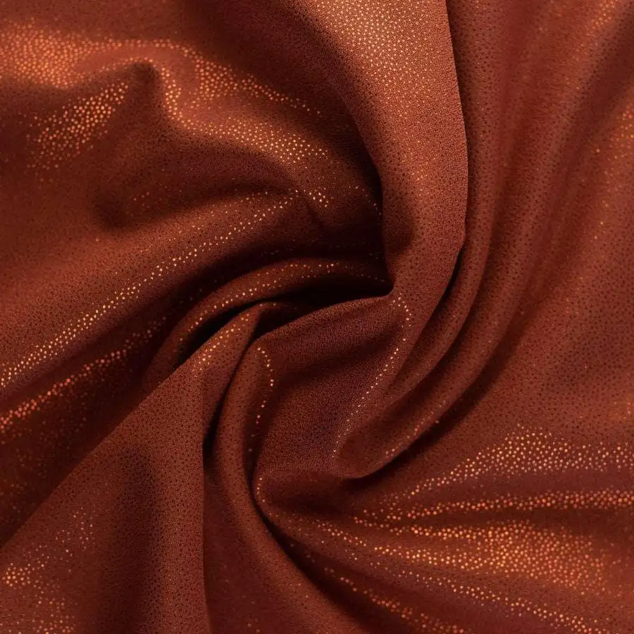 Muster des Stoffes Crepe Glanz Brąz