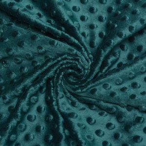 Minky Kropki - Emerald