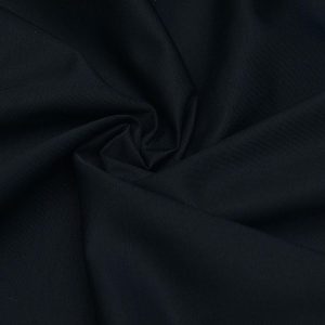 Nylon Bawełna Matowa Czarna