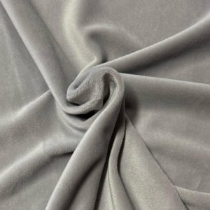 Welur Supersoft Jasny Szary