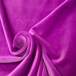 Welur Supersoft Lila Róż Ciemny
